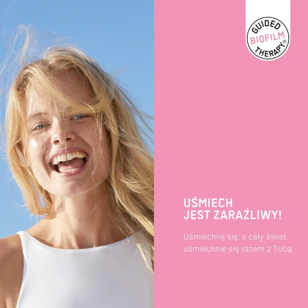 Guided Biofilm Therapy GBT – zdrowy i piękny uśmiech po zabiegu, Stomatologia Marlena Sołtysik-Drebot Szczecinie